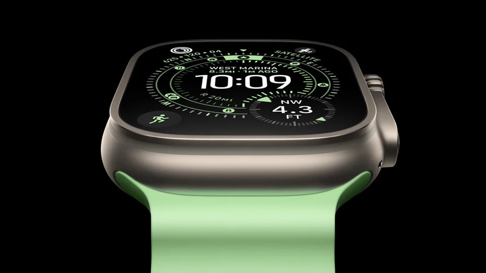 An angled view of Apple Watch Ultra 3.