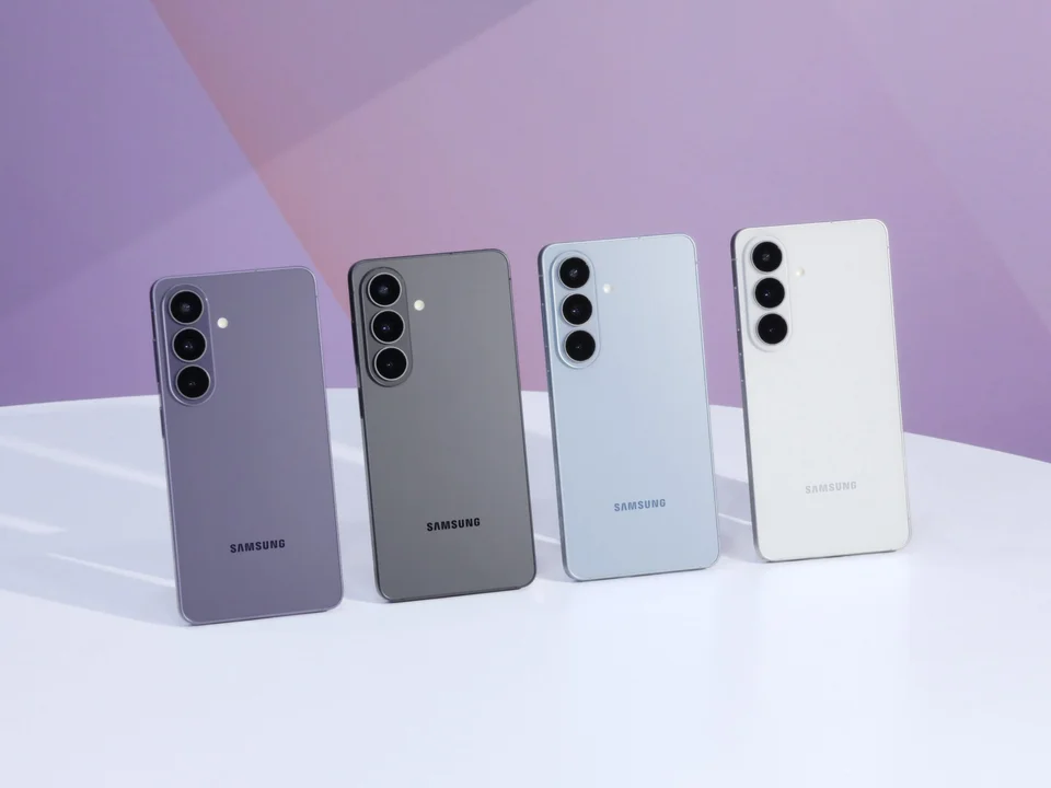 Samsung Galaxy S26 in several manufacturer color finishes