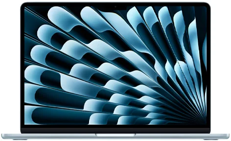 13-inch MacBook Air with M5, open front view