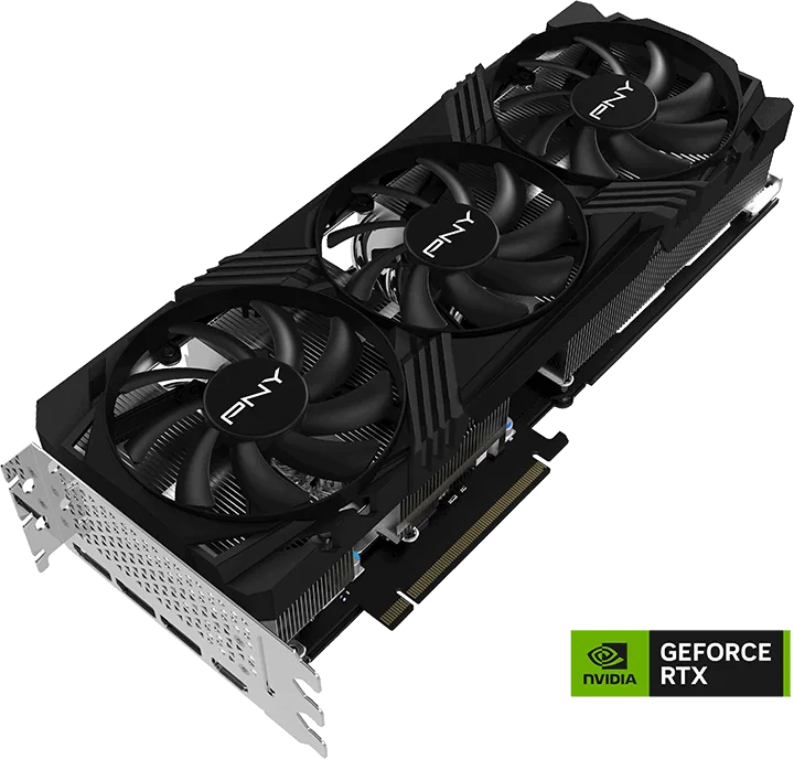 PNY GeForce RTX 4070 Ti SUPER 16GB VERTO Triple Fan OC graphics card