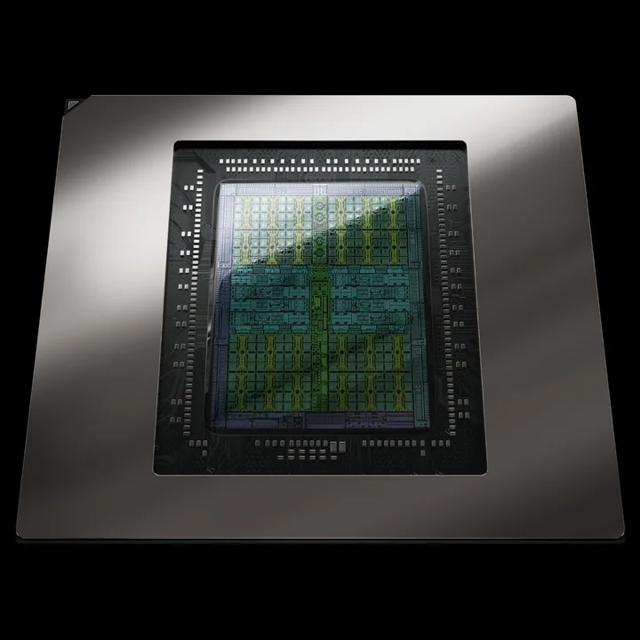 NVIDIA Blackwell architecture family GPU package render