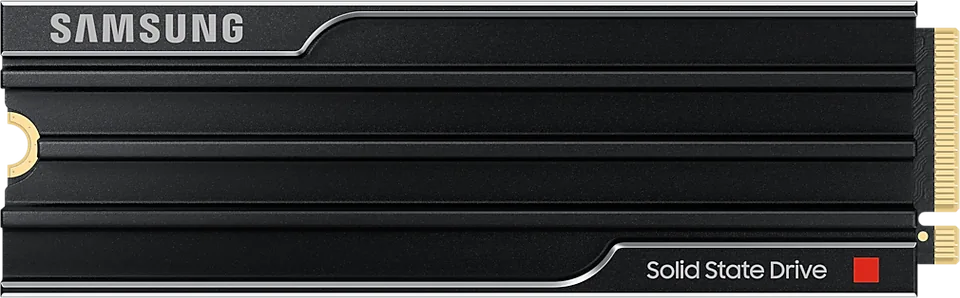 Samsung 9100 PRO with Heatsink M.2 SSD, 1–4TB enclosure