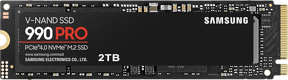 Samsung 990 PRO 2TB M.2 SSD without a heatsink
