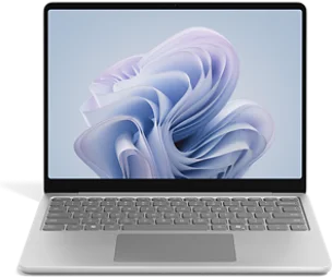 Platinum Surface Laptop 13-inch, open front view