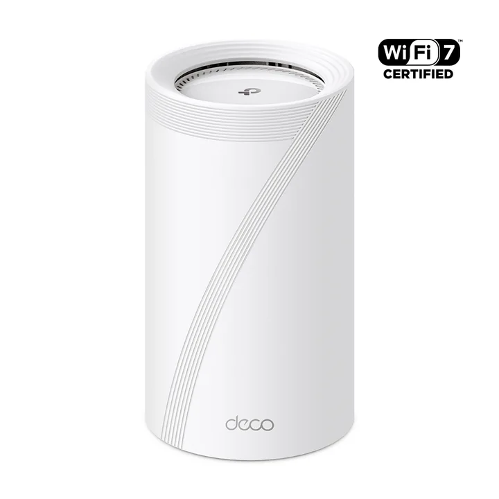 One TP-Link Deco BE85 mesh Wi-Fi router
