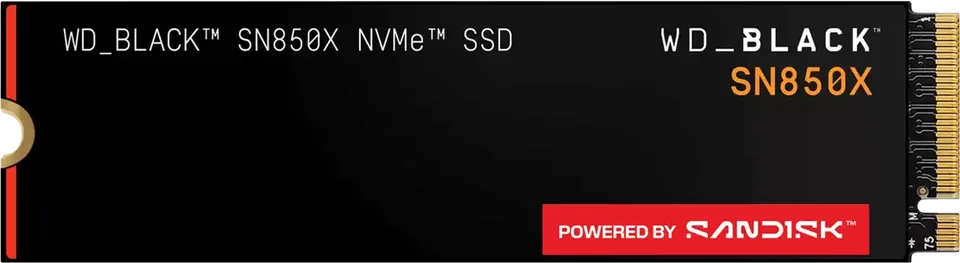 WD_BLACK SN850X M.2 SSD without a heatsink